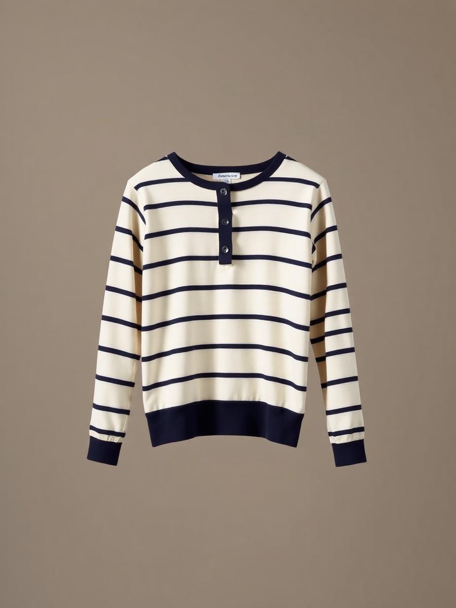 Breton long sleeve — Ganni, size XS, listed in St. Martin